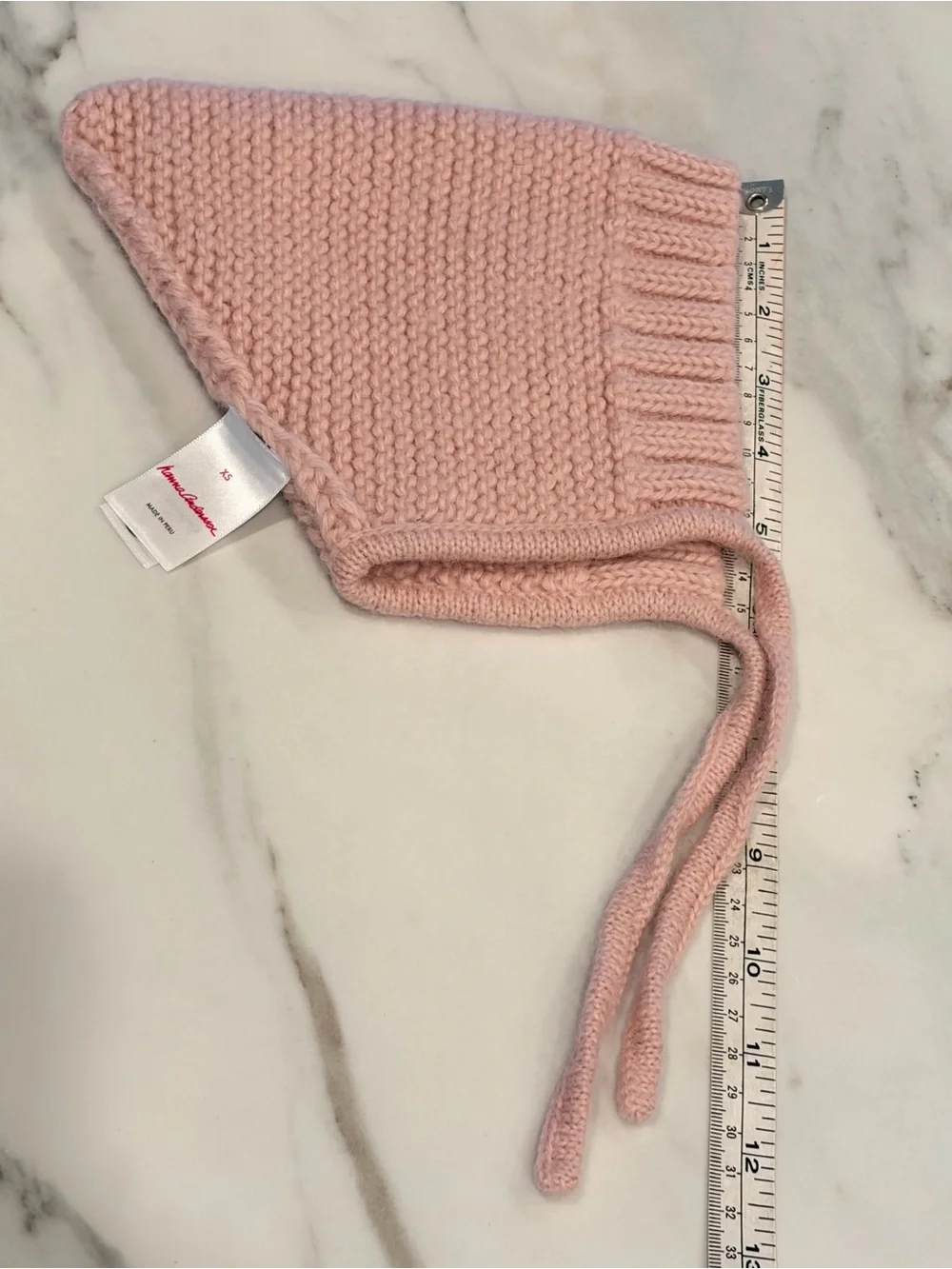Hanna Andersson Baby’s Very Soft Pink Alpaca Hat XS   Made In Peru